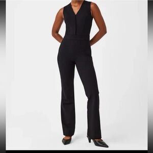 SPANX Classic Black Sleeveless Jumpsuit